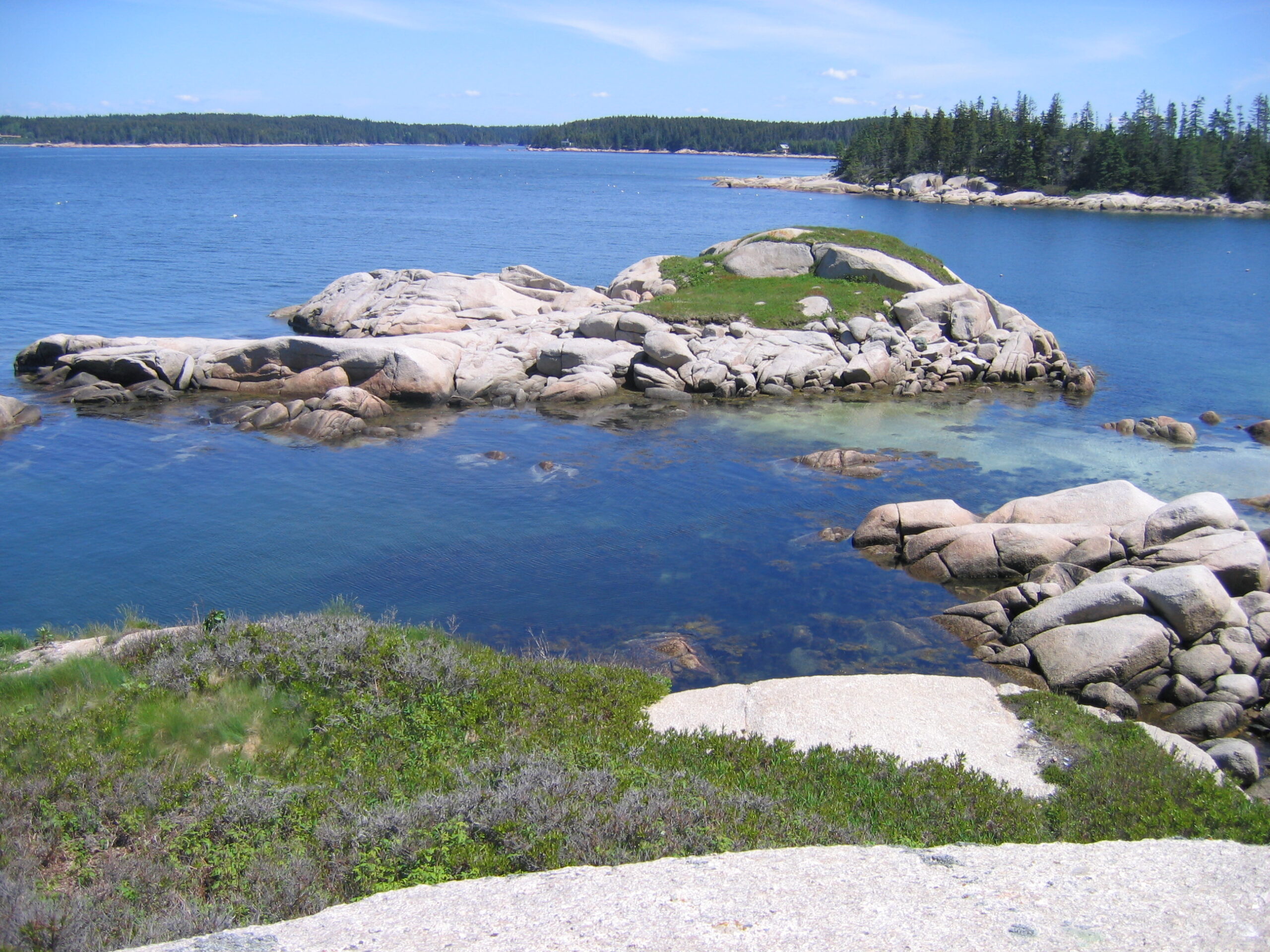 Small island off Fort